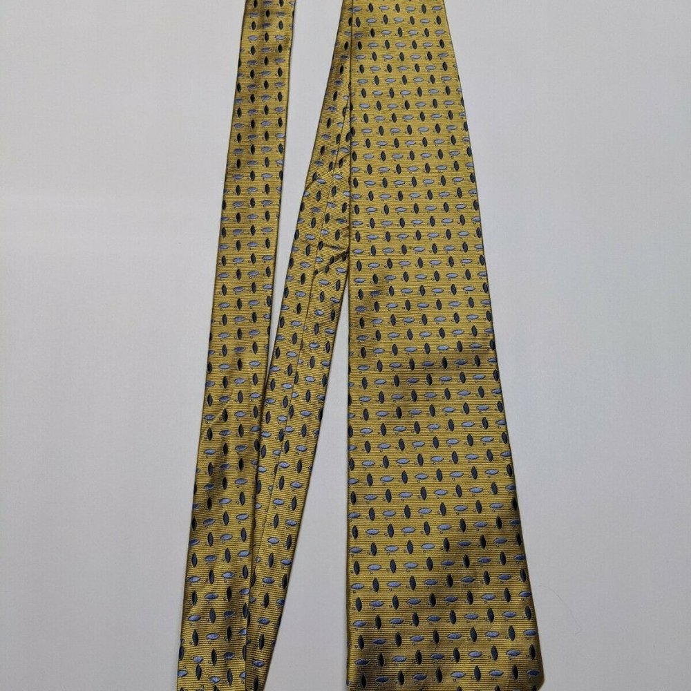 Pronto Uomo Men's Woven 100% Silk Necktie - Picture 2 of 5